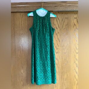Trina Turk Green Lace Cocktail Dress